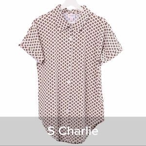 Lularoe Charlie Button Down Top - Size Small